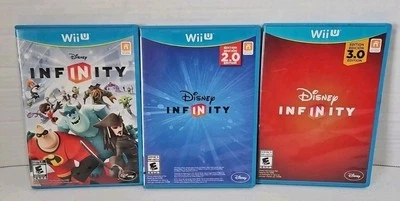 Disney Infinity 1.0 2. & 3.0 Marvel Star Wars Nintendo Wii U Wiiu 3 Game Set Lot - Image 1 of 4