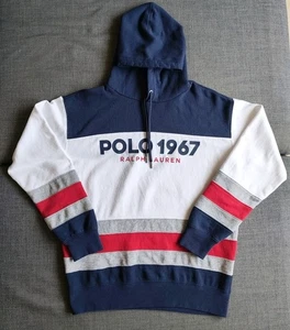 Polo Ralph Lauren 1967 Colour Block Fleece Mens Size S Hoodie - Picture 1 of 20