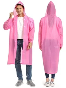 GUKOY Rain Ponchos For Adults Reusable 2 Pack, Raincoats Emergency for Women ... - Picture 1 of 6