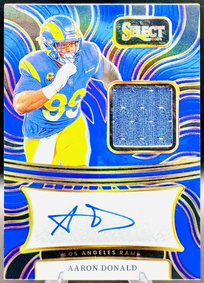 Аарон Дональд /49 подпись сувениры фиолетовый призма #SM-ADD Rams 2023 выбрать - Изображение 1 из 2
