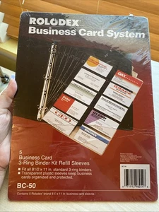 Sistema de organización de oficina de tarjetas de visita Rolodex modelo BC-50 - Imagen 1 de 3
