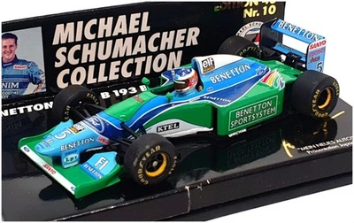 Minichamps 1/43 Scale 510 430011 - Benetton Ford B193B Japan Test '94 Schumacher - Image 1 of 4