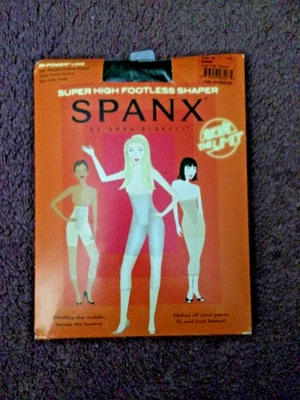Modelador Spanx BBW talla G negro cintura súper alta sin pies estilo 912 nuevo con etiquetas Foto 1 de 4