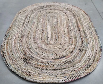 BEIGE / MULTI 6' X 9' Oval Flaw in Rug, Reduced Price 1172717902 CAP202B-6OV - Image 1 of 4