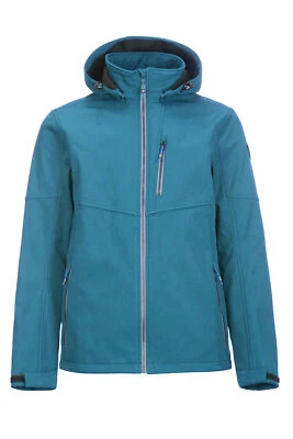 Killtec Herren Softshelljacke Jacke Darek blau Unifarben Softshell
