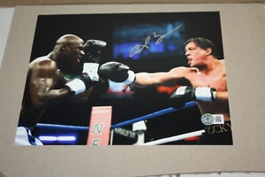 FOTO 8X10 FIRMADA POR ANTONIO TARVER ROCKY BALBOA MASON DIXON STALLONE BECKETT - Imagen 1 de 1