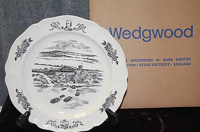 Placa Wedgwood New Hampshire 200 aniversario 9º estado 1976 en caja S3804 Foto 1 de 4