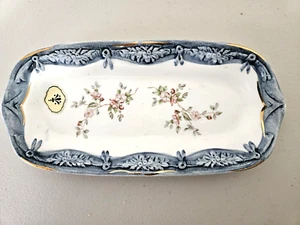 Plato de porcelana vintage Capodimonte Italia apio/Relish - Imagen 1 de 6