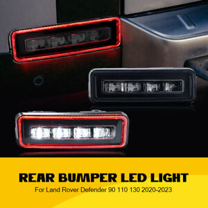 Rear Bumper Brake Light For Land Rover Defender 90 110 130 2020-2023 Lamps Pair