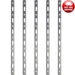 5 X Exhaust Repair Metal Strip 12" Long Heavy Duty Perforated Metal Strip - Picture 1 of 3