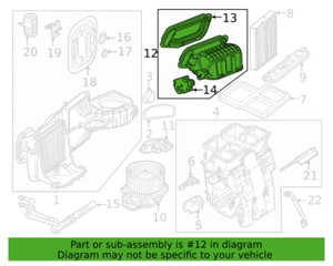 Mercedes Benz CLA250 CLA 35 45 AMG 2014-2023 Housing Air Conditioner 2478303302 - Picture 1 of 3
