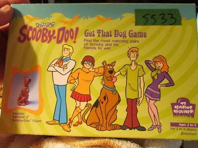 Scooby Doo~Get That Dog Game~Matching Pairs Pressman 1999 Children's TV Show - Image 1 of 4