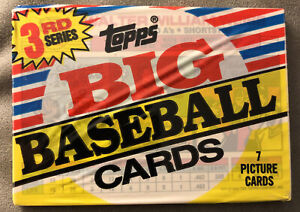 1988 Topps Big Baseball Card Pack 3rd Series Walt Weiss Athletics Showing On Top