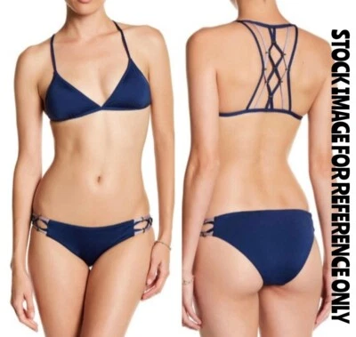 NWT Dolce Vita Women's Medium Dark Blue "Dusk" Swim Top ONLY Light Padding - Image 1 of 4