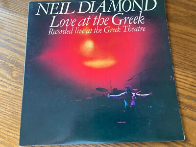 1977 Neil Diamond: Love At The Greek 2LP AL3406 1st Press, Spin Cleaned NM - Image 1 of 4