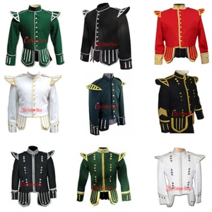 Schottische Herren Doublet Kilt Jacke Highland Militär Uniform Doublet Jacke - Bild 1 von 15