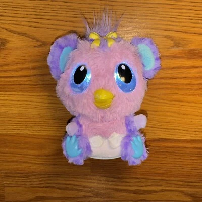 Hatchibabies 5" Interactive Pink Purple Chee Tree Bird Lights Sound Hatchimals - Image 1 of 4