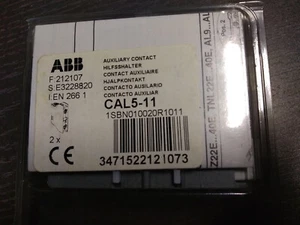 2Stk. ABB CAL5-11-F:212107 S:E3228820-I: EN 266 1- 1SBN010020R1011-Hilfsschalter - Bild 1 von 4
