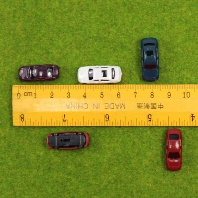 C200 50pcs Z Scale Model Car 1:220 Vehicles Building Train Layout Set - Image 1 of 3