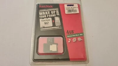 Sandisk 4GB M2 Memory Stick Micro Card - Image 1 of 2