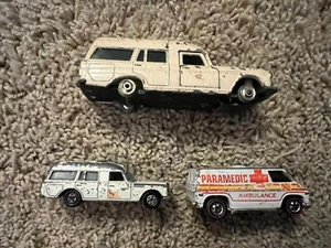 1967 Matchbox Lesney King Size Mercedes Benz Binz Ambulance K-6 Plus 2 Others - Picture 1 of 4