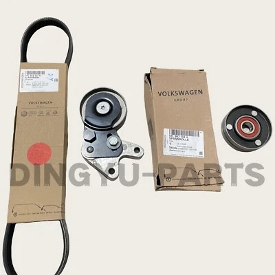 Kit de acionamento tensor de correia de motor 3X OEM para Audi R8 4.2 07L903133H 07L903137C - Imagem 1 de 4