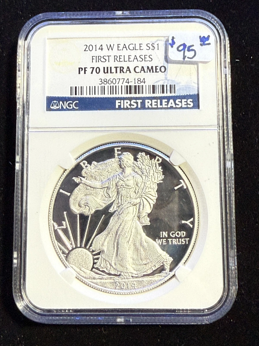 2014-W PCGS PR70DCAM シルバーイーグル Certified Proof Silver Eagle