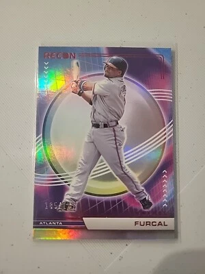 2023 Rafael Furcal Panini Chronicles Recon #11 Atlanta Braves Ser#'d 185/199  D9 - Image 1 of 3