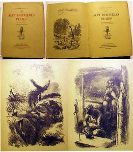 DUHAMEL/LES 7 DERNIERES PLAIES/EO/1933/8 LITHOS DE B.MAHN/RARE EX SUR VELIN VERT - Picture 1 of 1