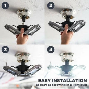 Three Led Garage Light-Led Adjustable light-Basement led Light easy installation - Picture 1 of 10