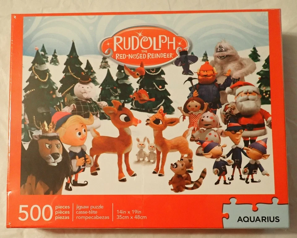 Aquarius Jigsaw Puzzle Rudolph The Red Nosed Reindeer