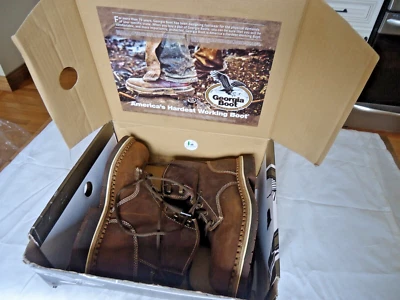 BOTA DE TRABAJO GEORGIA MUJER IMPERMEABLE, TALLA 10, ESTILO GB00500ZA NUEVA CON LA CAJA Foto 1 de 4