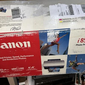 Canon i850 Fotodrucker nur im Originalkarton mit Kabeln. Keine Installations-CD. - Bild 1 von 3