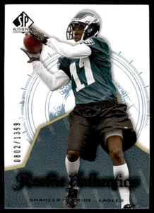 2008 SP Authentic Shaheer McBride Rookie 0802/1399 Philadelphia Eagles #135 R19 - Picture 1 of 2