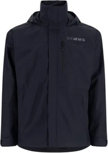Simms Men's Challenger Fishing Rain Jacket, Waterproof, Black, Small - NWT - Picture 1 of 6