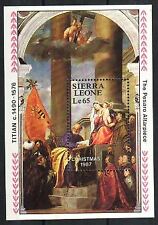 Sierra Leone Stamp 948  - 87 Christmas, painting by Titian
