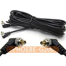 5M 16ft Male to Male PC Sync FLASH Cable w/ Screw Lock