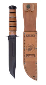Rebel Tactical Genuine Ka-Bar USMC Fighting Knife - Picture 1 of 7