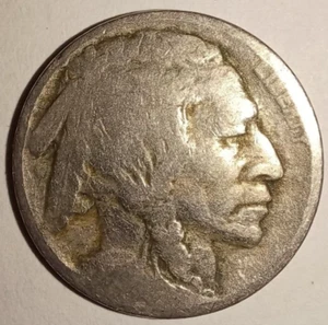 1913 P TYPE 1 US BUFFALO NICKEL - RAISED GROUND - 1913-P T1 USA FIVE CENTS - Picture 1 of 7