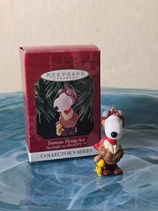 Snoopy Peanuts Hallmark 1999 Famous Flying Ace #2 in the Spotlight Snoopy Serie - Bild 1 von 13