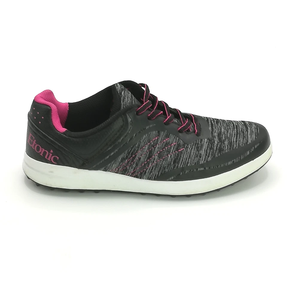 Zapatos Etonic Mujer Tenis Dorado Sin Tacos G-Sok Negro Rosa Colorway Con Cordones 6.5 Foto 1 de 4