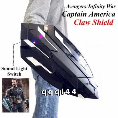 Vengadores Capitán Cosplay 1:1 Réplica Garra Escudo Halloween PVC Utilería Niños Regalo Foto 1 de 4