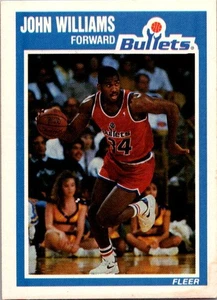 John Williams 1989-90 Fleer #31 Washington Bullets - Picture 1 of 2