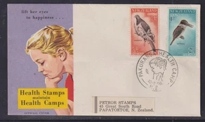 New Zealand 1960 Health FDC Pakuranga Camp to Papatoetoe - Bild 1 von 1