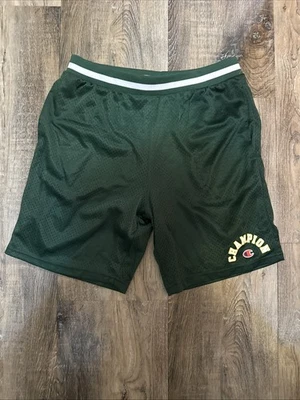 Vintage Mesh Champion Green Shorts Youth XL Boxer style White Wasteband New NWT - Image 1 of 4