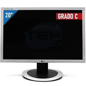 LG L204WT 20 " Wide Monitor LCD Screen VGA DVI Desktop Computer DVR Case PC - Picture 1 of 7