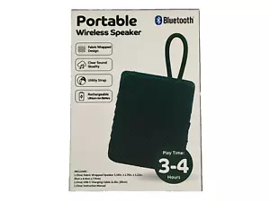 Portable Wireless Bluetooth Speaker Fabric Wrapped Rechargeable w/USB C - Picture 1 of 2