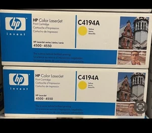 HP C4194A Yellow Original LaserJet Toner Cartridge OEM NEW SEALED - Zdjęcie 1 z 1
