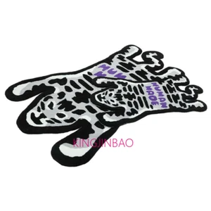 HUMAN MADE Gray TIGER RUG Classic Carpets Wool Studio Area Rugs - Picture 1 of 6