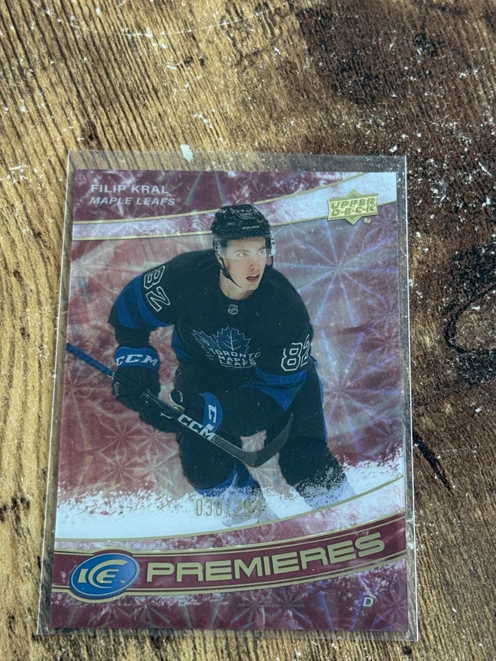 2022-23 UD Ice Premieres Red Filip Kral Rookie /299 #180 - Image 1 of 1